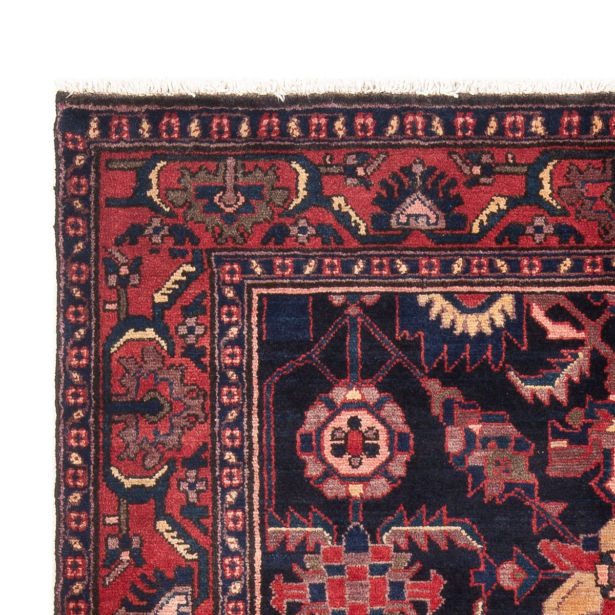 Perski dywan - Nomadyczny - 200 x 138 cm - ciemnoniebieski