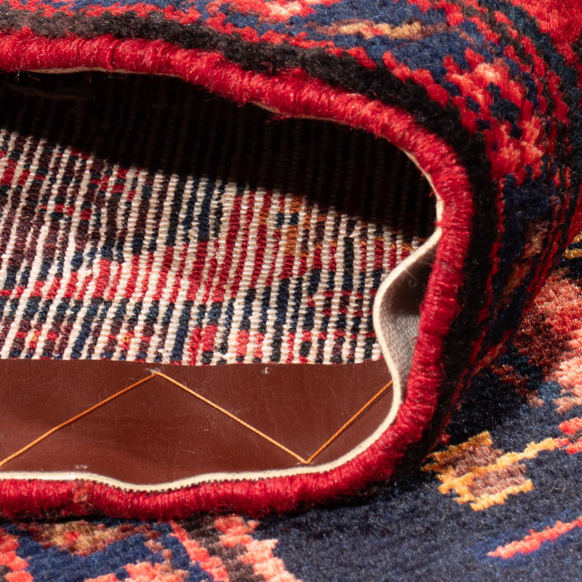 Perski dywan - Nomadyczny - 201 x 132 cm - ciemnoniebieski