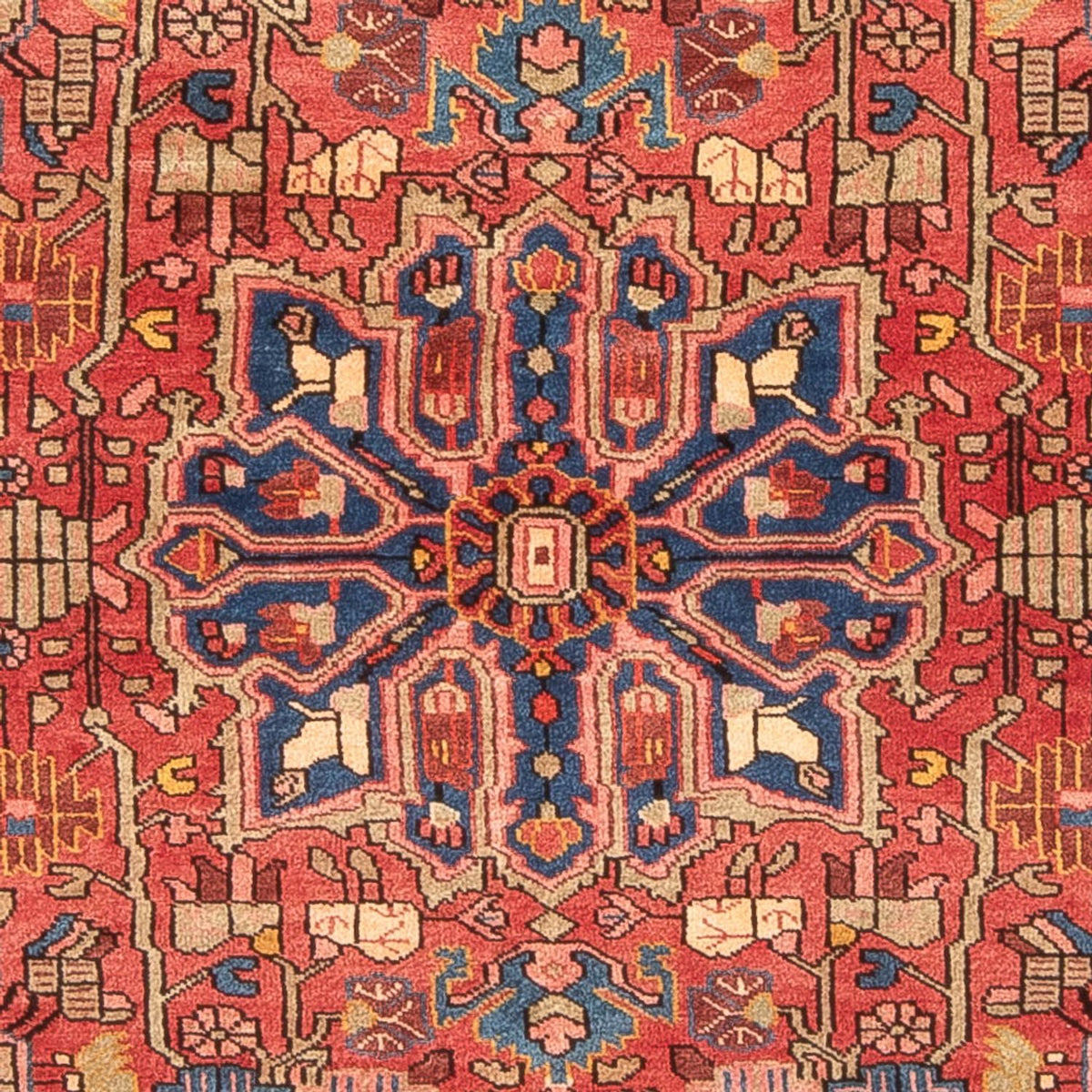 Perski dywan - Nomadyczny - 220 x 153 cm - jasna czerwień