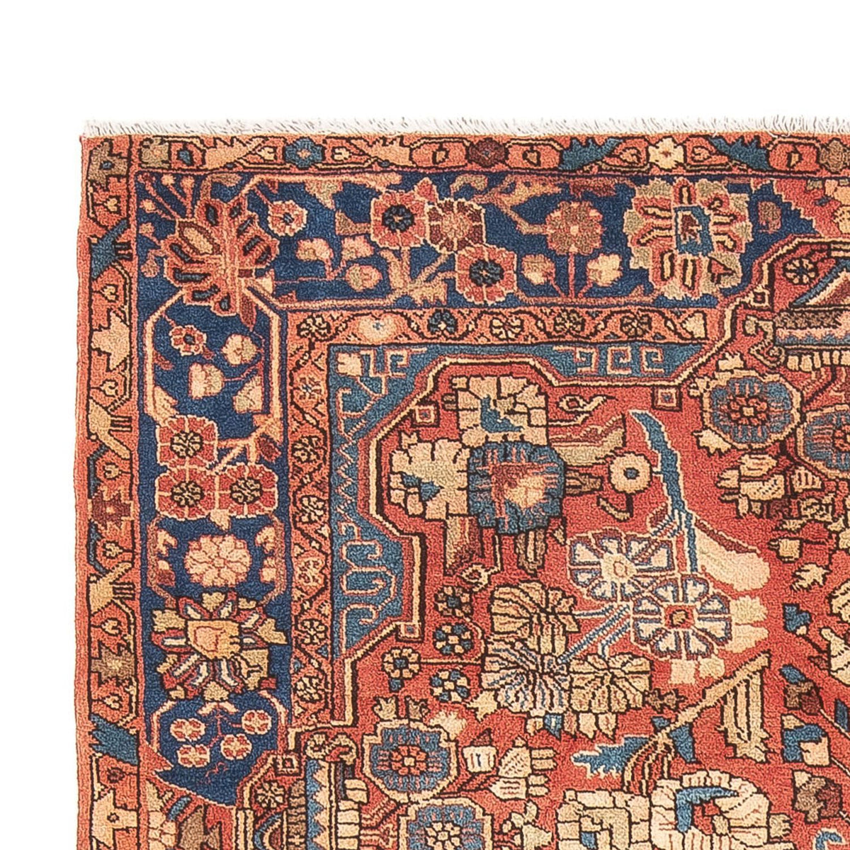 Perski dywan - Nomadyczny - 240 x 155 cm - jasna czerwień