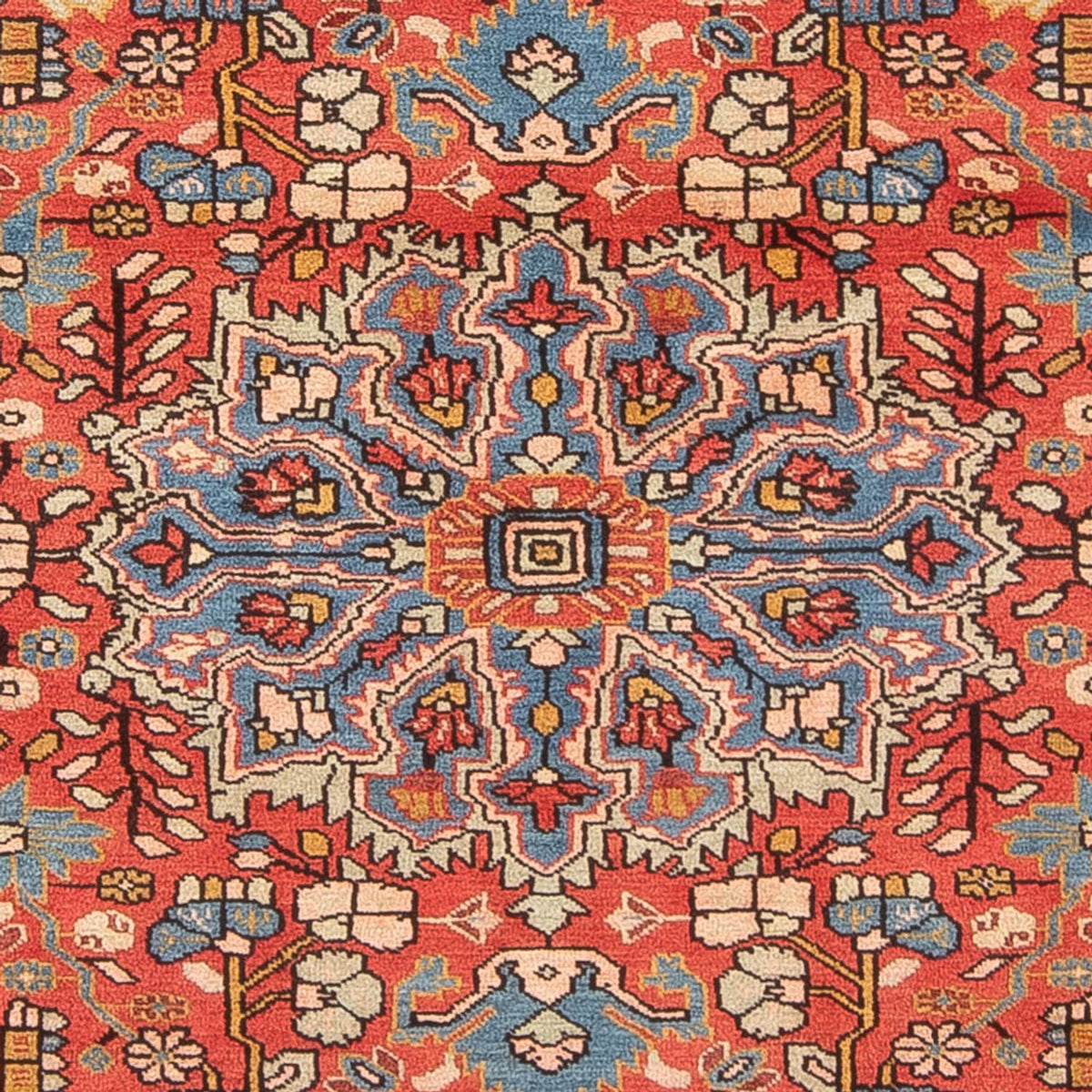 Perski dywan - Nomadyczny - 225 x 157 cm - jasna czerwień