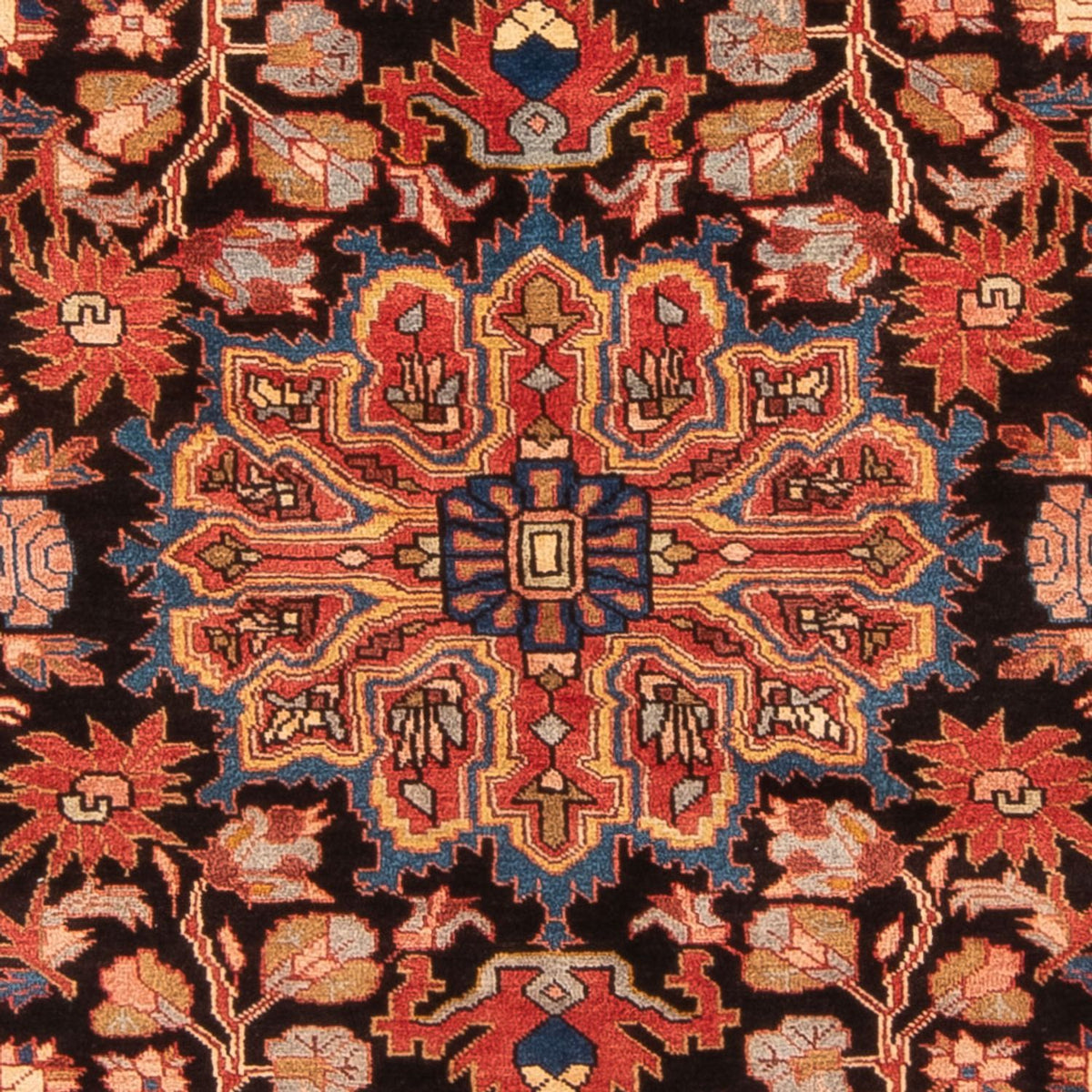 Perski dywan - Nomadyczny - 245 x 154 cm - bordowa czerwień