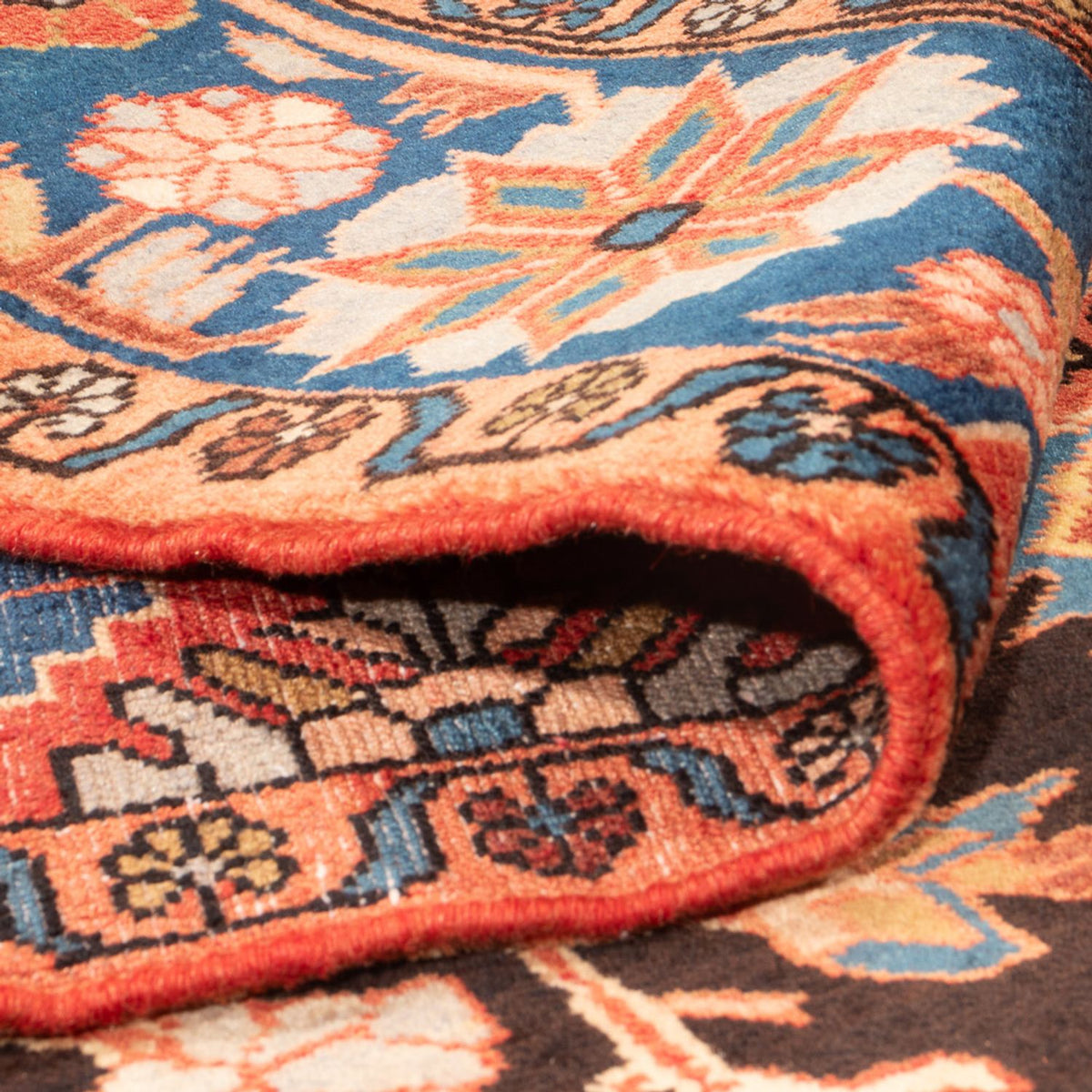 Perski dywan - Nomadyczny - 245 x 154 cm - bordowa czerwień