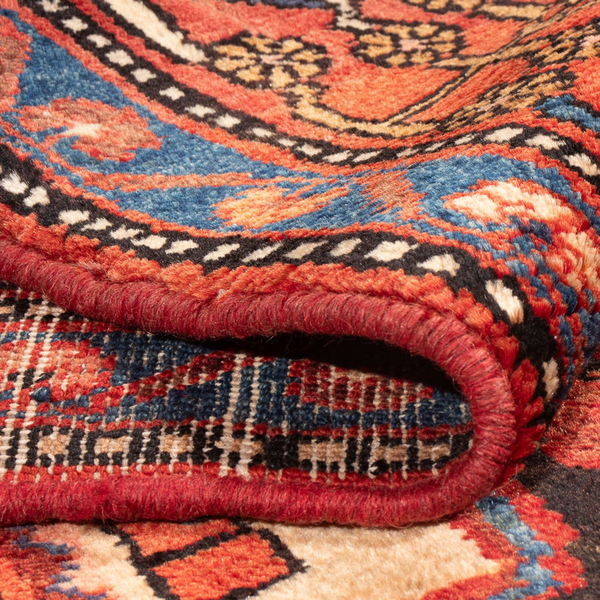 Perski dywan - Nomadyczny - 220 x 157 cm - ciemnoniebieski