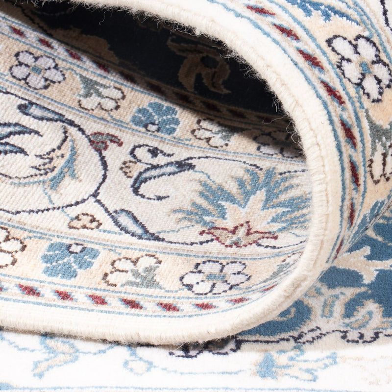 Dywan perski - Nain - Królewski - 196 x 150 cm - niebieski