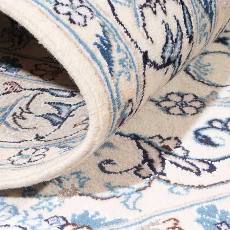 Dywan perski - Nain - Królewski - 197 x 146 cm - kremowy