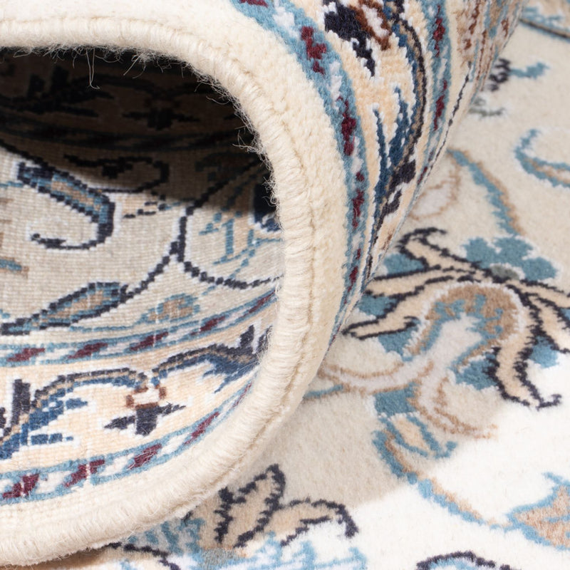 Dywan perski - Nain - Królewski - 198 x 147 cm - kremowy