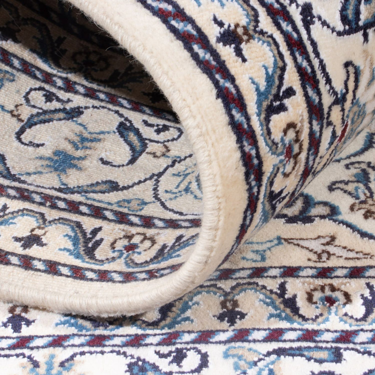 Dywan perski - Nain - Królewski - 190 x 146 cm - kremowy