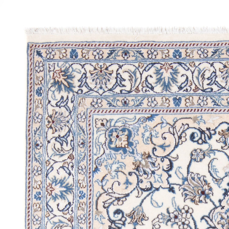 Dywan perski - Nain - Królewski - 201 x 148 cm - kremowy