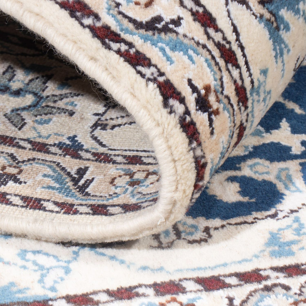 Dywan perski - Nain - Królewski - 202 x 146 cm - ciemnoniebieski