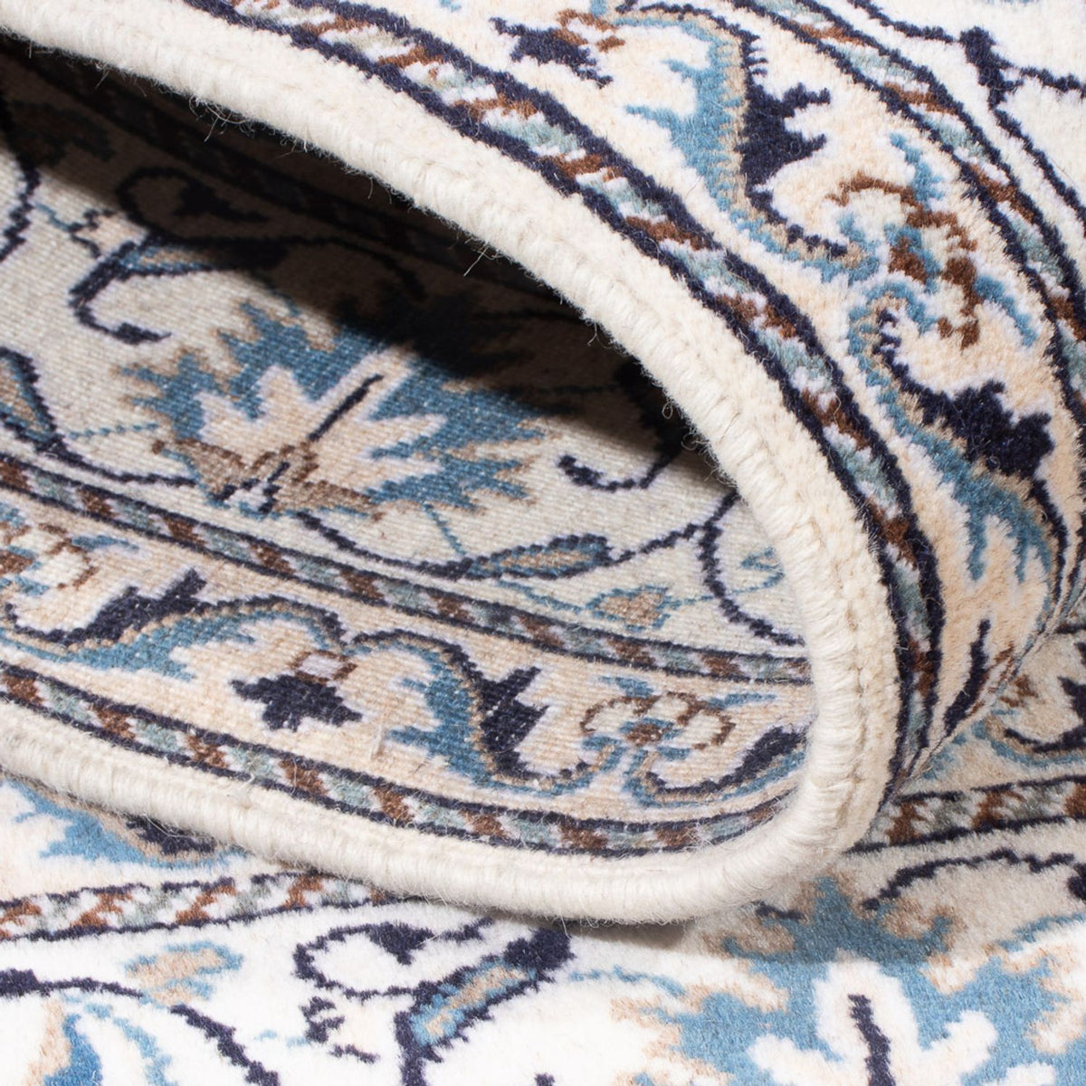 Dywan perski - Nain - Królewski - 190 x 148 cm - kremowy