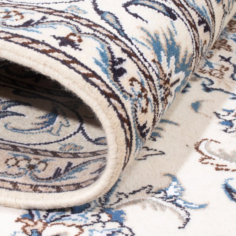 Dywan perski - Nain - Królewski - 205 x 145 cm - kremowy