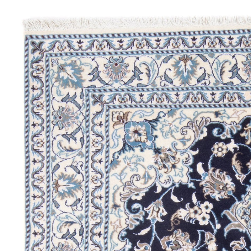 Dywan perski - Nain - Królewski - 198 x 147 cm - ciemnoniebieski