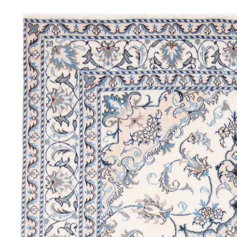 Dywan perski - Nain - Królewski - 198 x 148 cm - kremowy