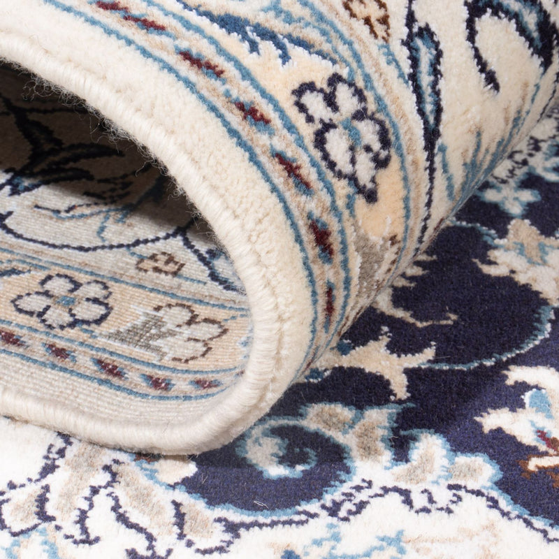 Dywan perski - Nain - Królewski - 200 x 145 cm - ciemnoniebieski