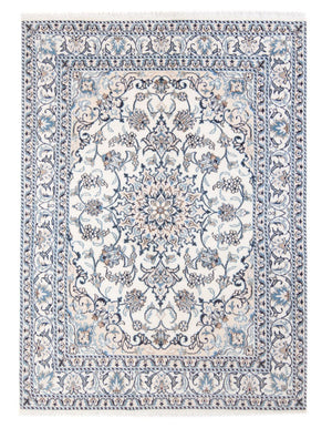 Dywan perski - Nain - Królewski - 212 x 146 cm - kremowy