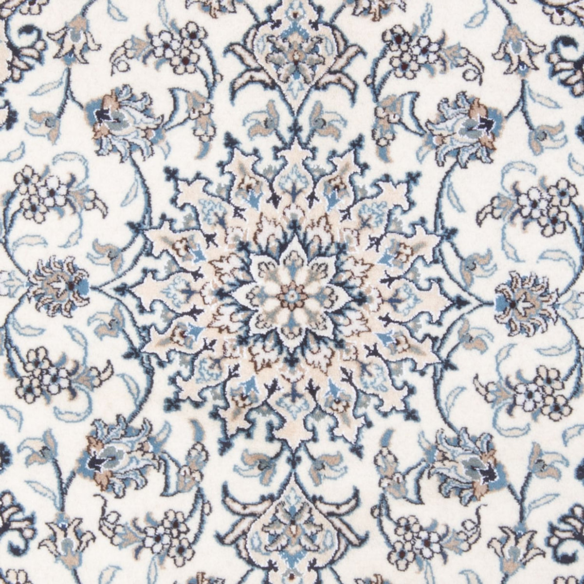 Dywan perski - Nain - Królewski - 212 x 146 cm - kremowy