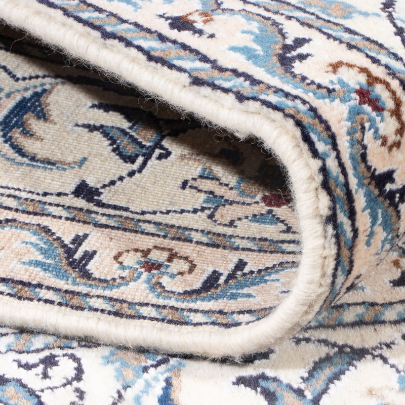 Dywan perski - Nain - Królewski - 201 x 146 cm - niebieski