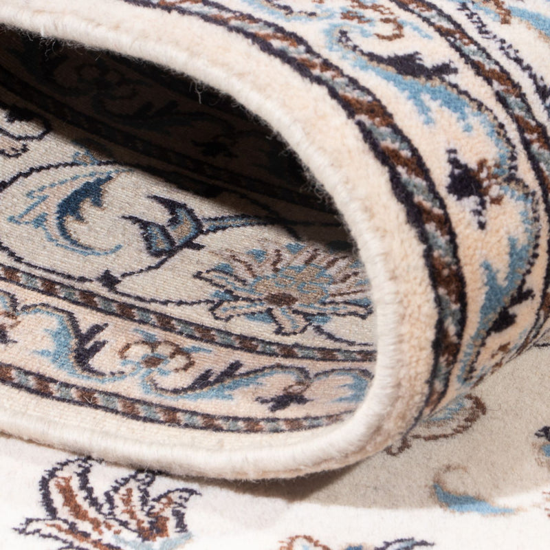 Dywan perski - Nain - Królewski - 210 x 144 cm - kremowy