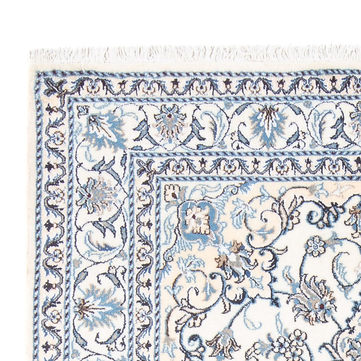 Dywan perski - Nain - Królewski - 200 x 150 cm - kremowy