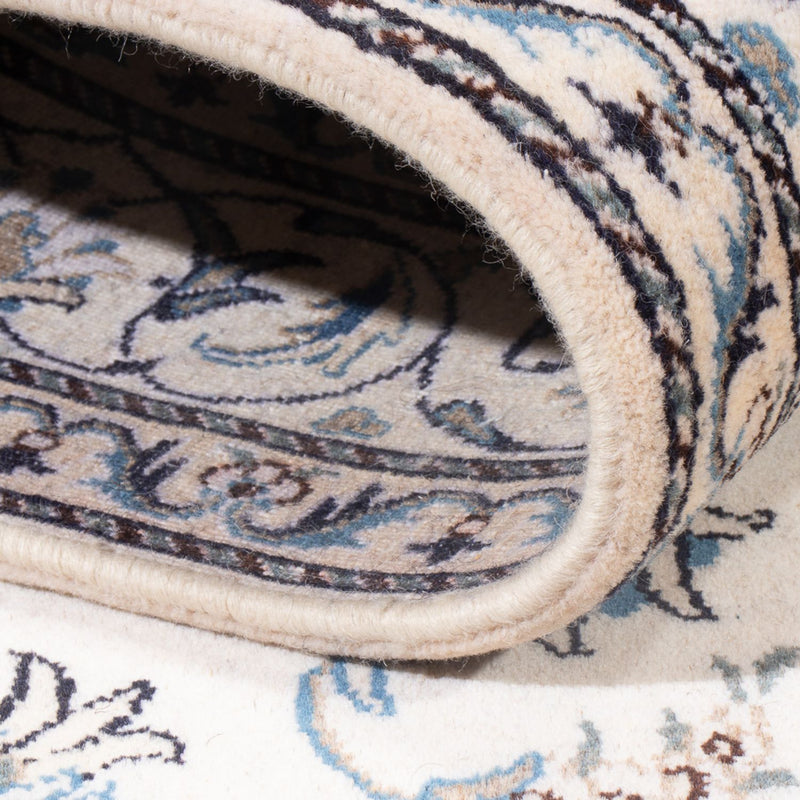 Dywan perski - Nain - Królewski - 207 x 150 cm - kremowy