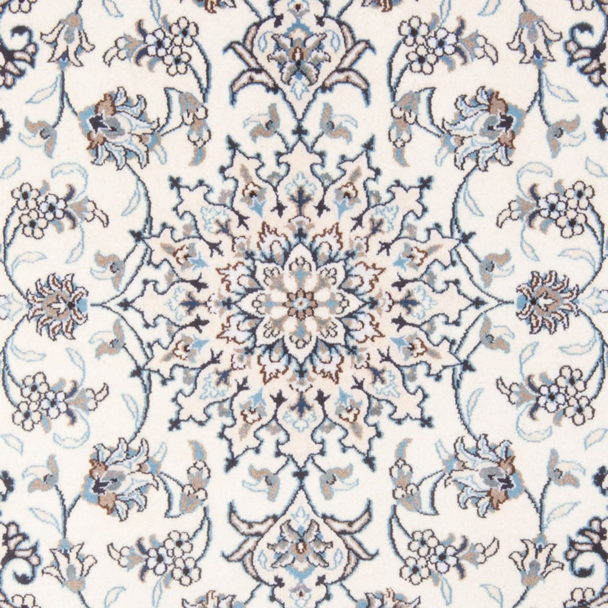 Dywan perski - Nain - Królewski - 194 x 143 cm - kremowy