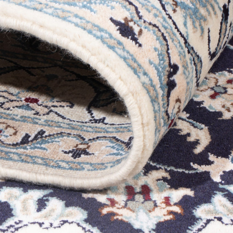 Dywan perski - Nain - Królewski - 204 x 141 cm - ciemnoniebieski