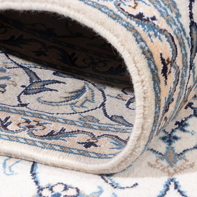 Dywan perski - Nain - Królewski - 207 x 150 cm - kremowy