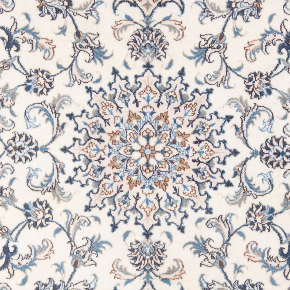 Dywan perski - Nain - Królewski - 213 x 150 cm - kremowy