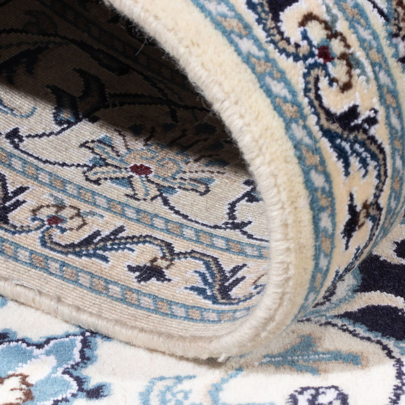 Dywan perski - Nain - Królewski - 205 x 146 cm - ciemnoniebieski