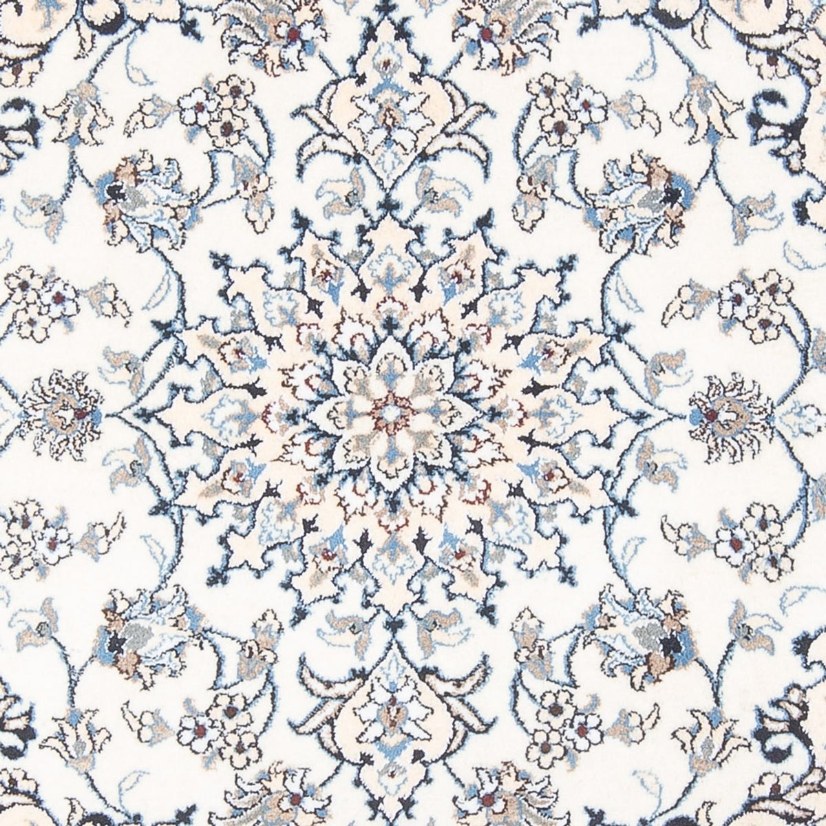 Dywan perski - Nain - Królewski - 192 x 145 cm - kremowy