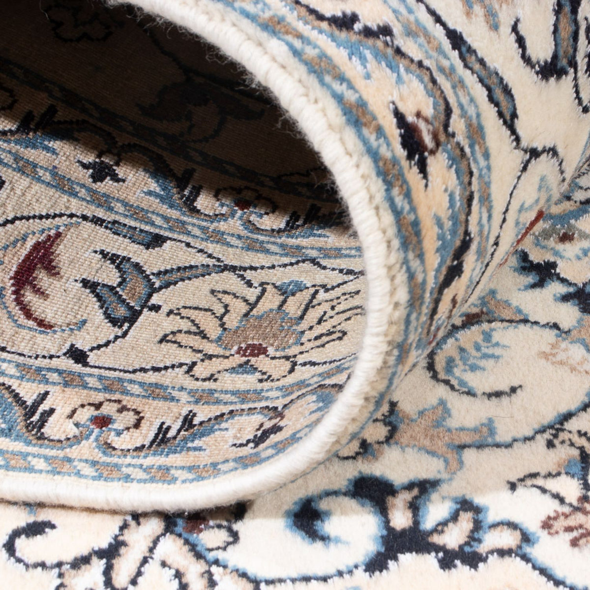 Dywan perski - Nain - Królewski - 192 x 145 cm - kremowy