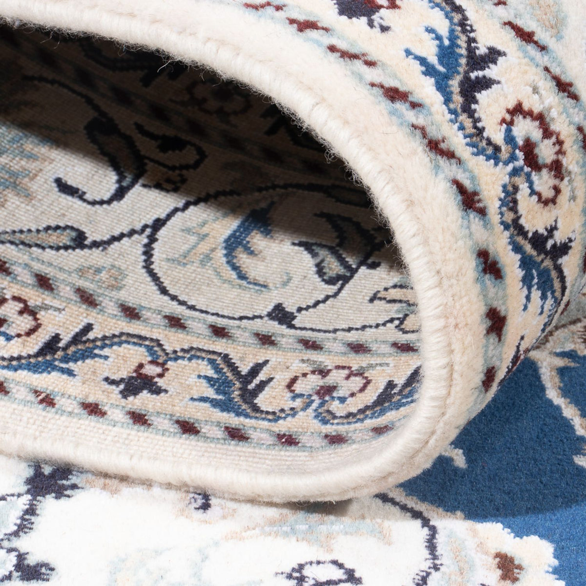 Dywan perski - Nain - Królewski - 196 x 151 cm - niebieski