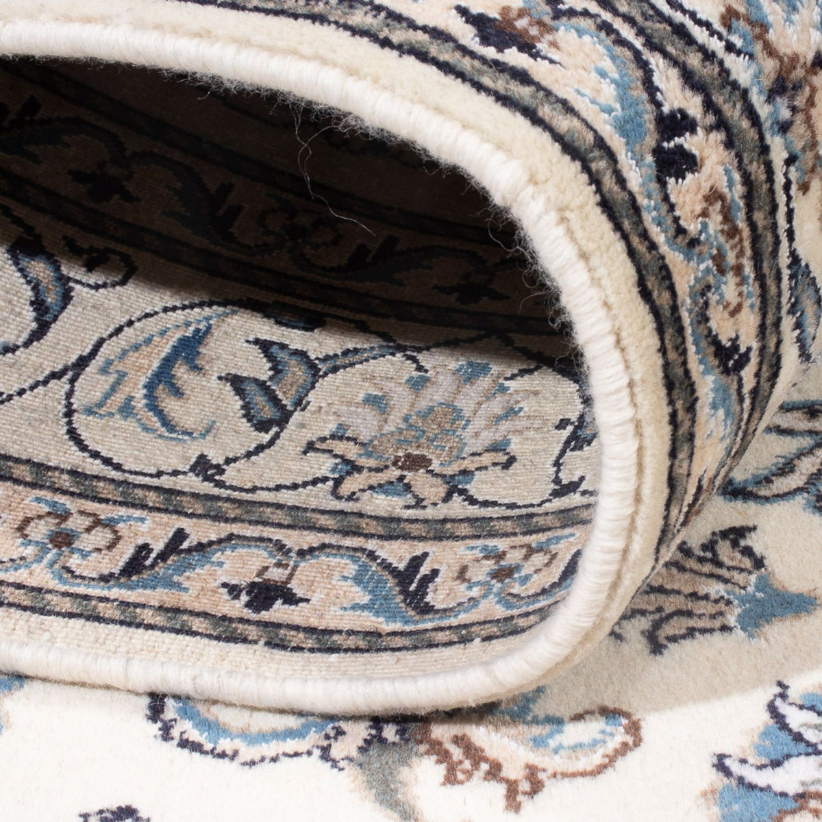 Dywan perski - Nain - Królewski - 205 x 150 cm - kremowy