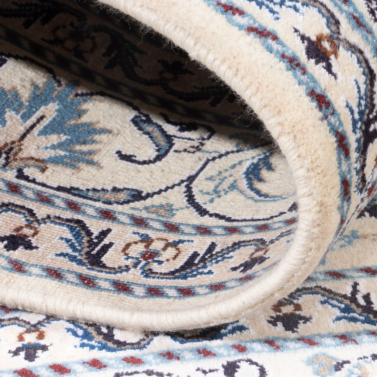 Dywan perski - Nain - Królewski - 192 x 152 cm - kremowy