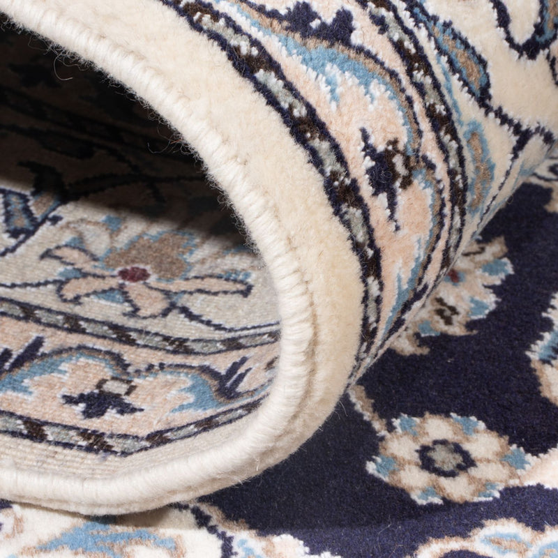 Dywan perski - Nain - Królewski - 200 x 152 cm - ciemnoniebieski