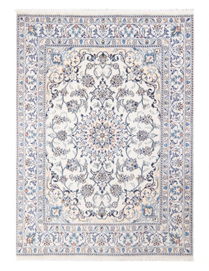 Dywan perski - Nain - Królewski - 197 x 144 cm - kremowy