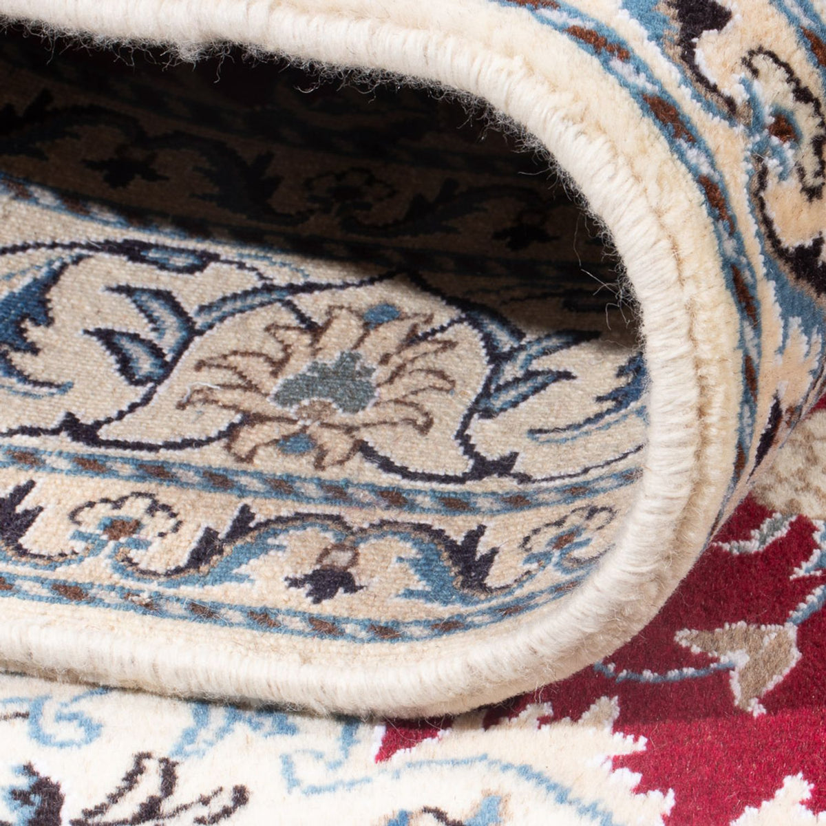 Dywan perski - Nain - Królewski - 195 x 148 cm - czerwony