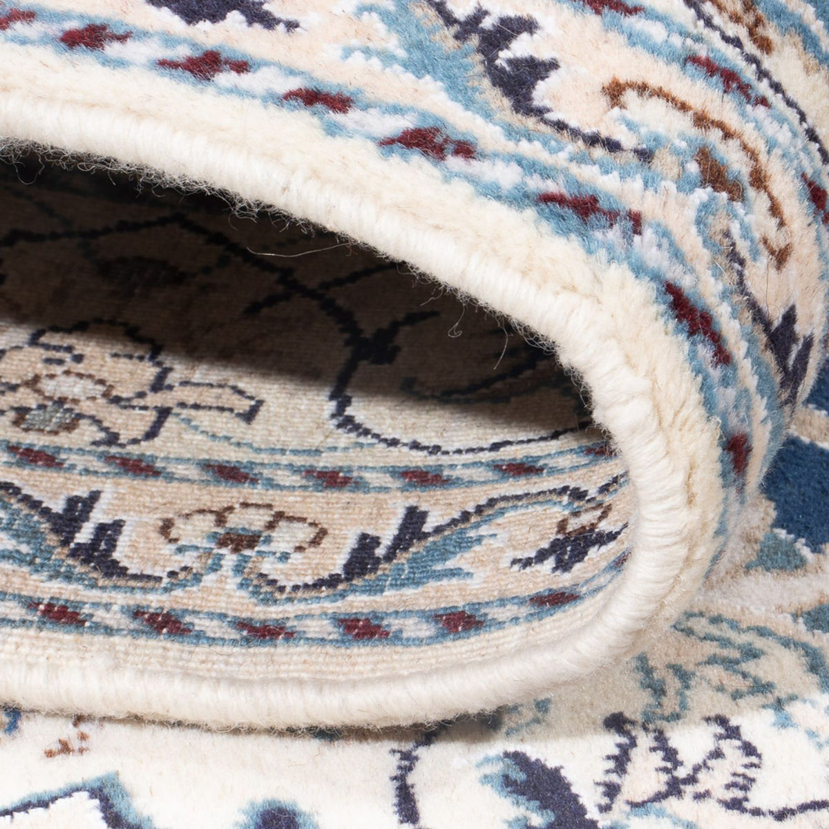 Dywan perski - Nain - Królewski - 200 x 142 cm - niebieski