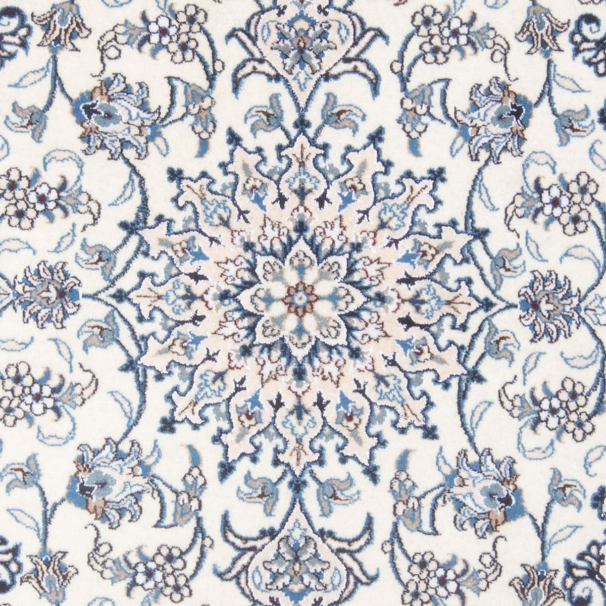 Dywan perski - Nain - Królewski - 202 x 147 cm - kremowy