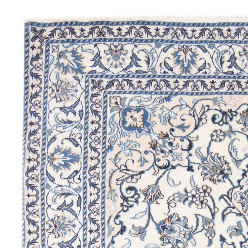 Dywan perski - Nain - Królewski - 202 x 147 cm - kremowy