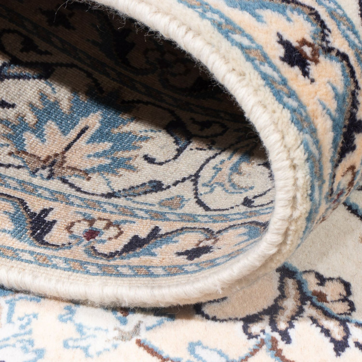 Dywan perski - Nain - Królewski - 190 x 148 cm - kremowy