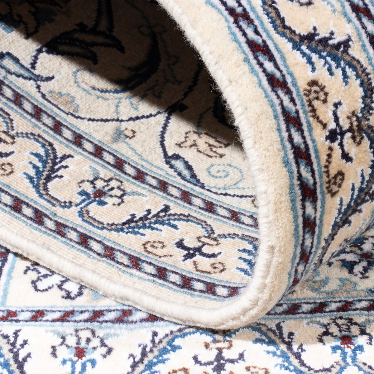 Dywan perski - Nain kwadratowy  - 200 x 196 cm - ciemnoniebieski