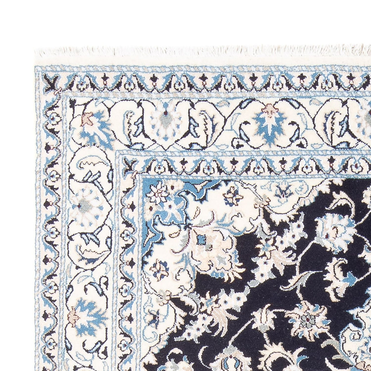 Dywan perski - Nain - 231 x 163 cm - ciemnoniebieski