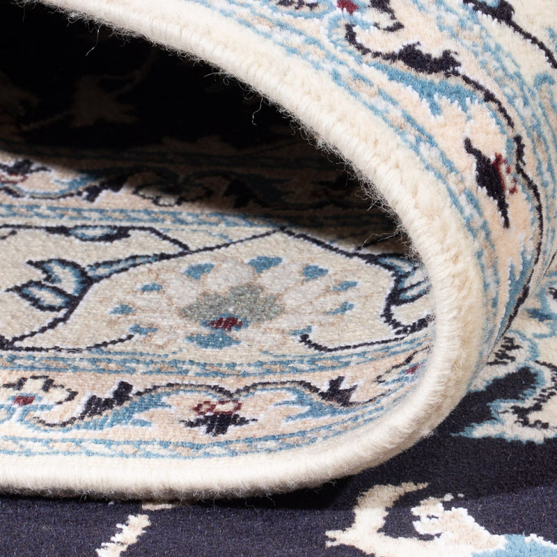 Dywan perski - Nain - 231 x 163 cm - ciemnoniebieski