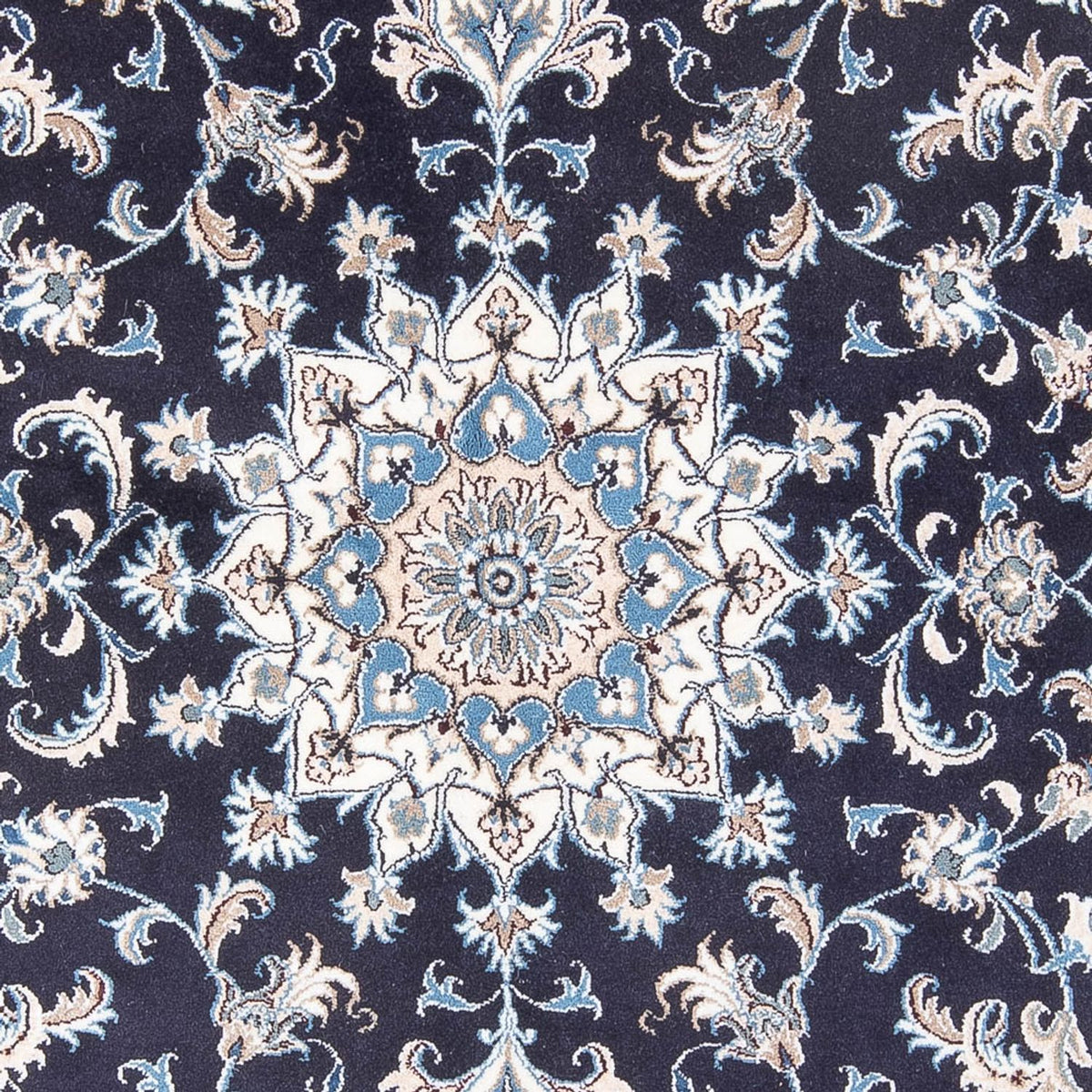 Dywan perski - Nain - 238 x 167 cm - ciemnoniebieski