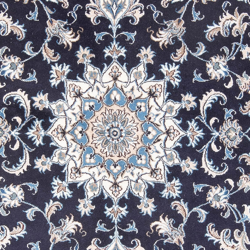 Dywan perski - Nain - 238 x 167 cm - ciemnoniebieski