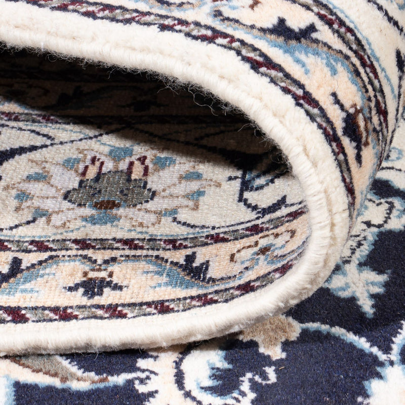 Dywan perski - Nain - 241 x 167 cm - ciemnoniebieski