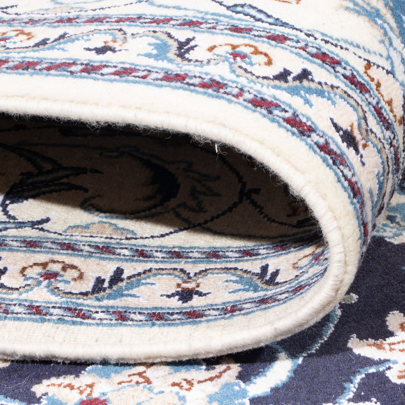 Dywan perski - Nain - 302 x 194 cm - ciemnoniebieski