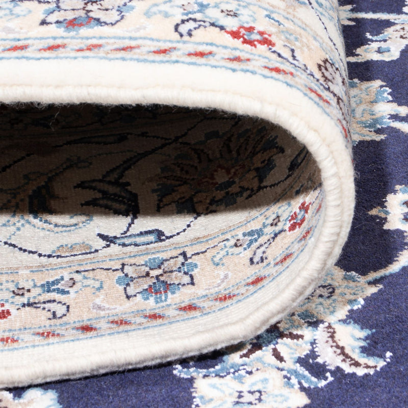 Dywan perski - Nain - 293 x 197 cm - ciemnoniebieski